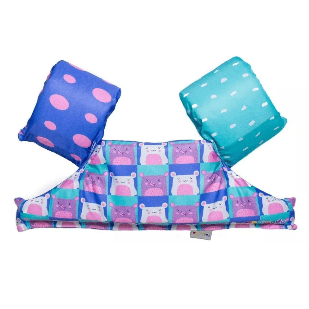 Boia Colete Infantil Ratinhas Salva Vidas Panda Pool 14 A 25kg