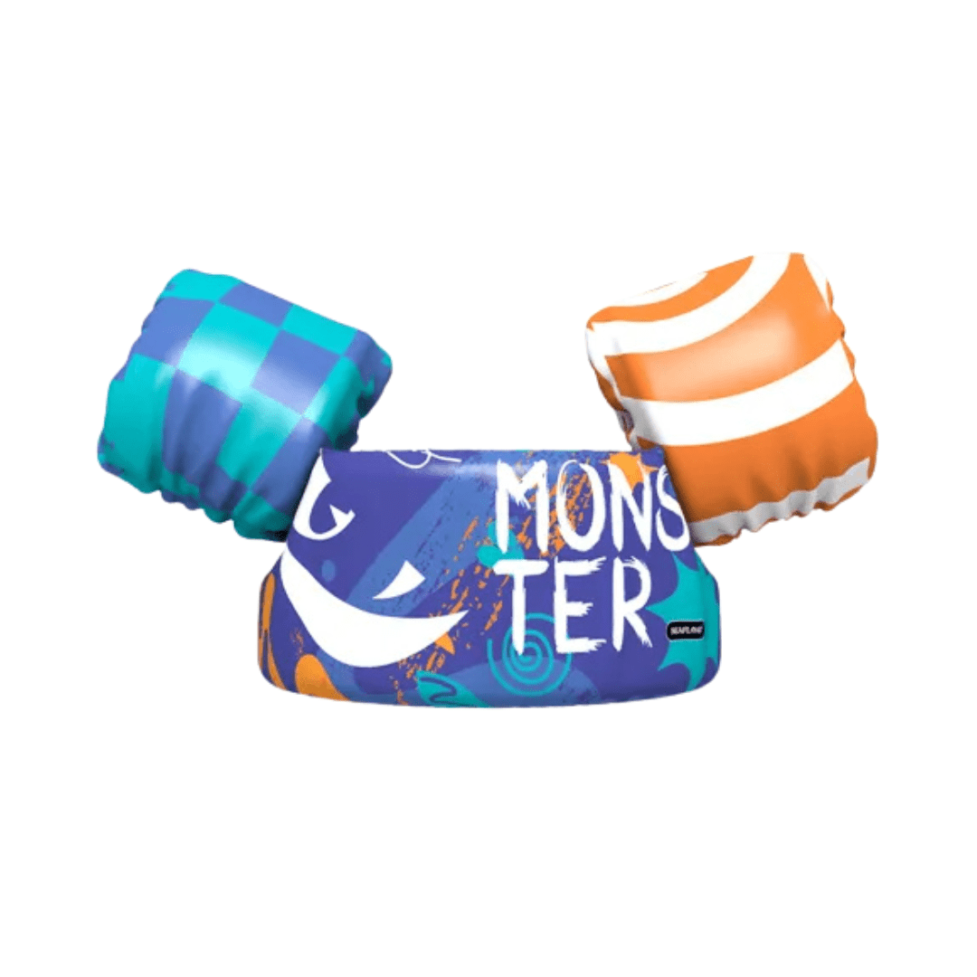 Boia de Braço Colete Infantil Monsters Salva Vidas Sea Float