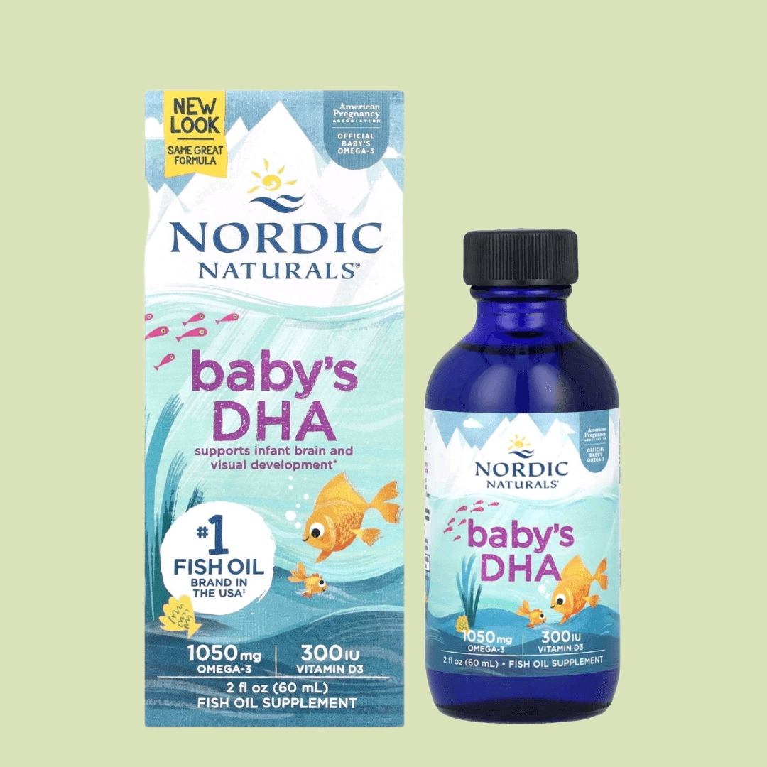 SUPLEMENTO BABY’S DHA COM OMEGA 3 E VITAMINA D3 NORDIC NATURALS 60ML
