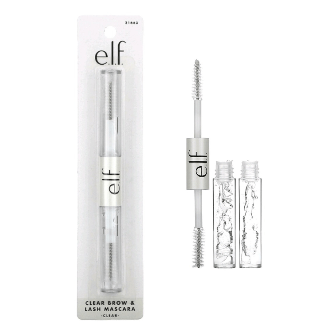 MASCARA 2 EM 1 PARA CILIOS E SOBRANCELHA CLEAR BROW ELF COSMETICS