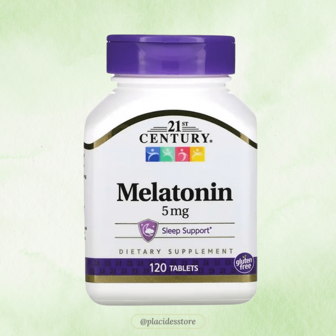 SUPLEMENTO MELATONINA 5MG 21ST CENTURY COM 120 COMPRIMIDOS 