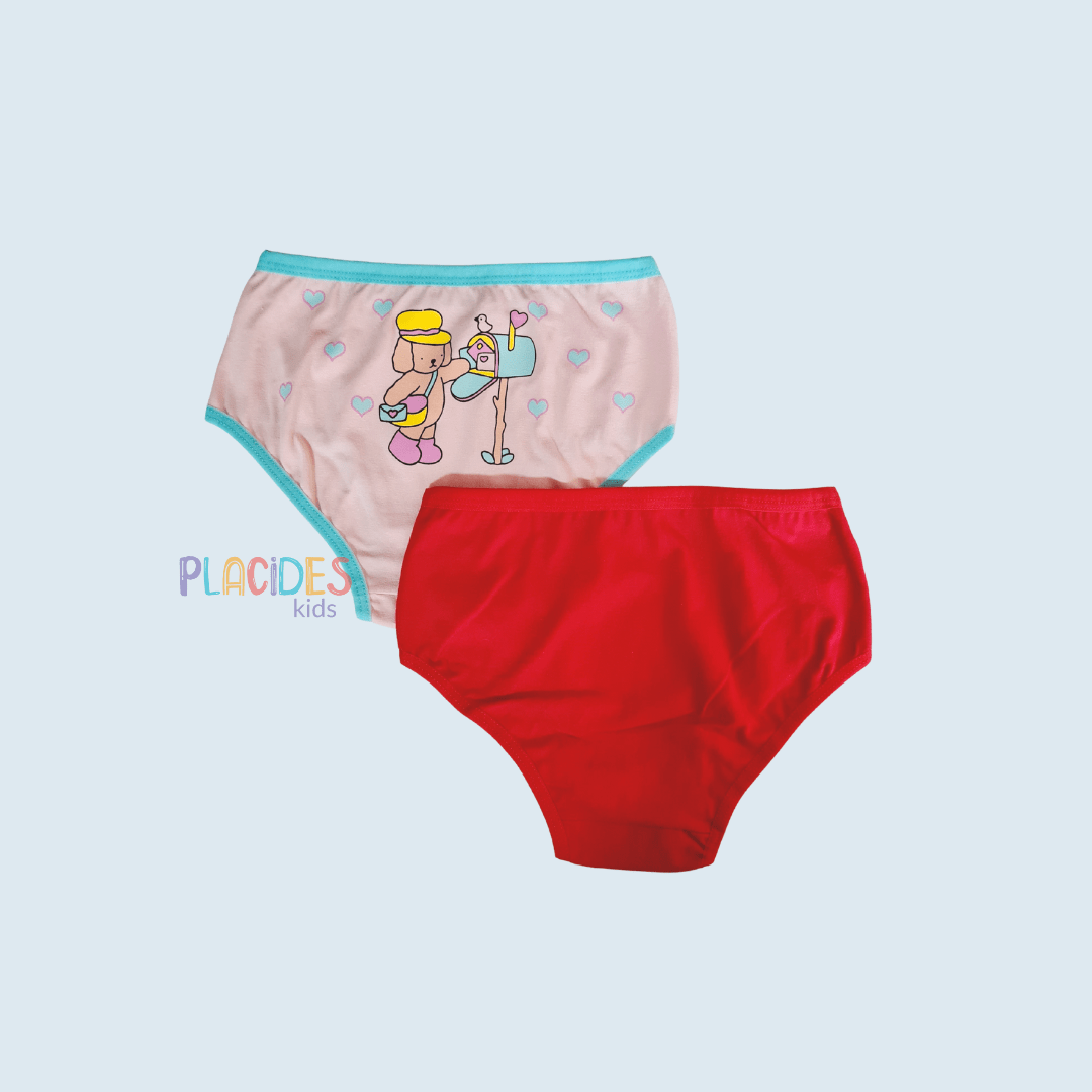 KIT COM 2 CALCINHAS INFANTIS BOBBIE GOODS 1