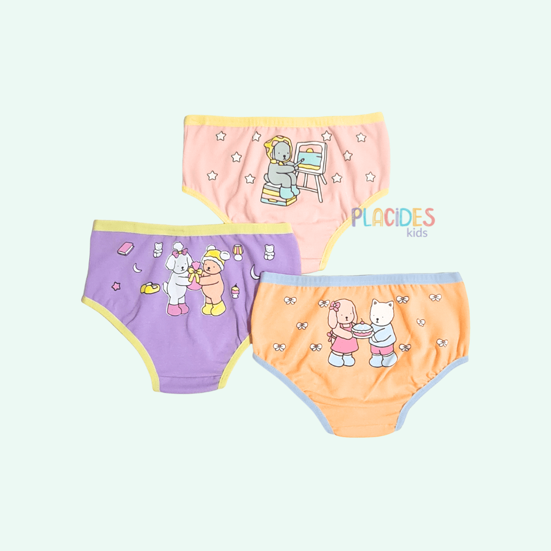 KIT COM 3 CALCINHAS INFANTIS BOBBIE GOODS 6