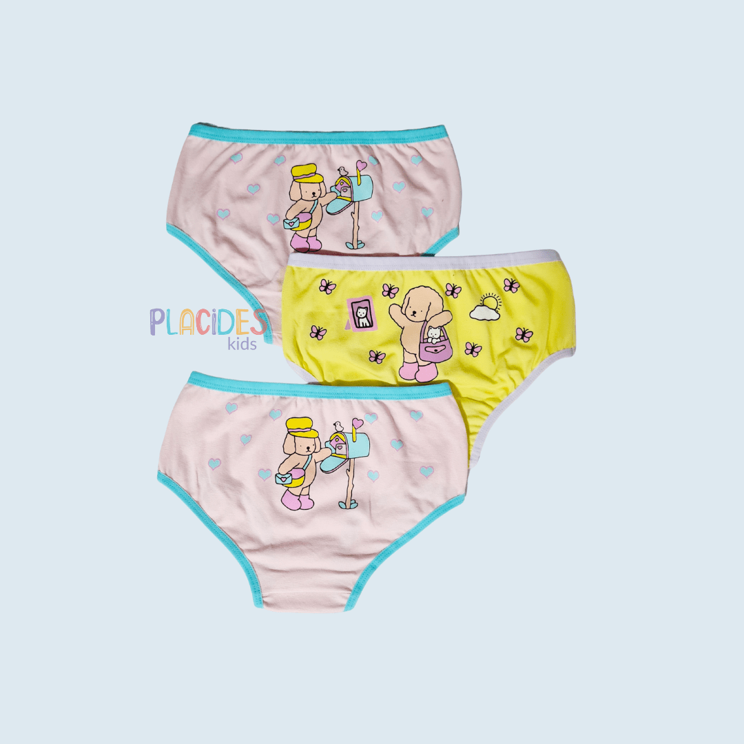 KIT COM 3 CALCINHAS INFANTIS BOBBIE GOODS 2