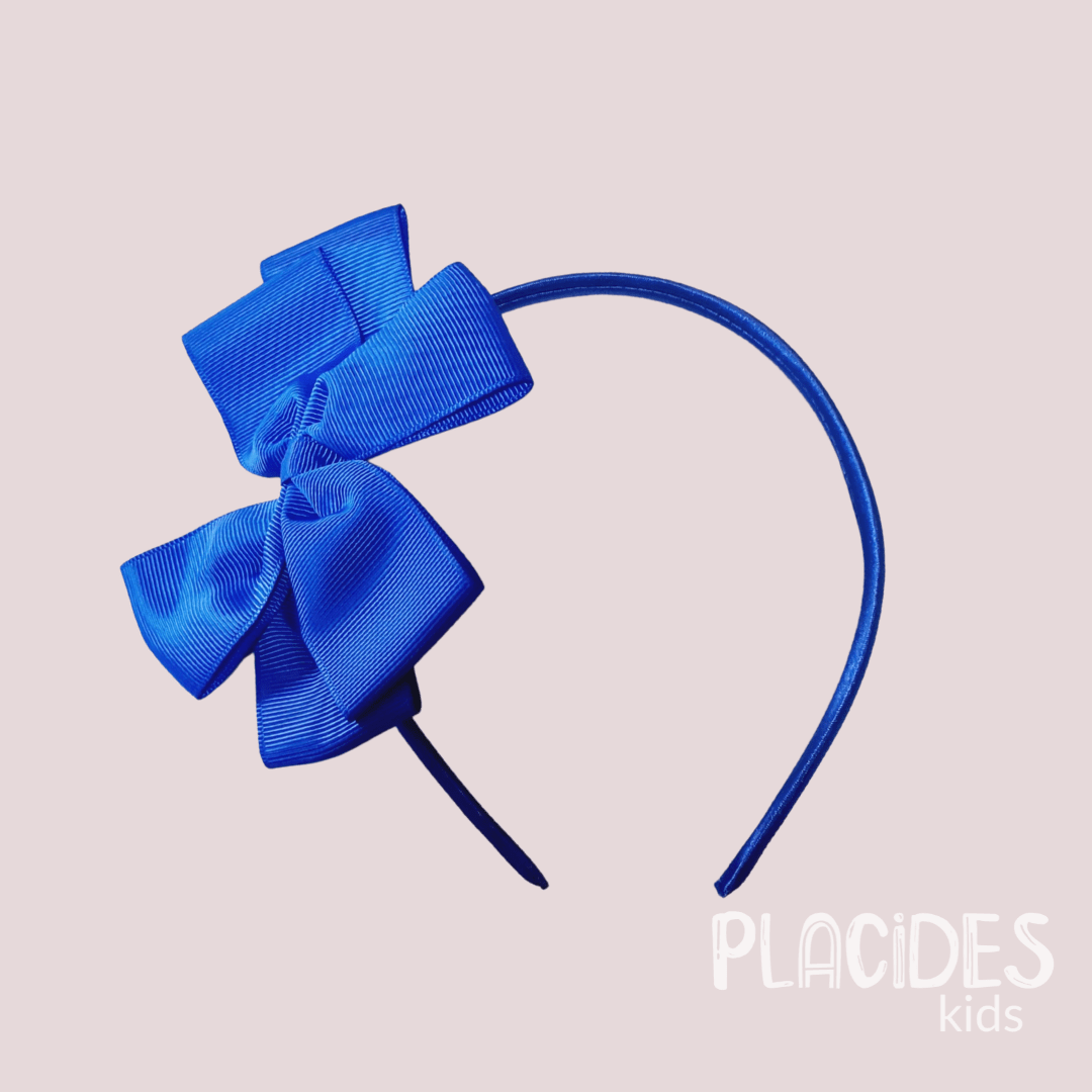 TIARA INFANTIL DE LAÇO AZUL