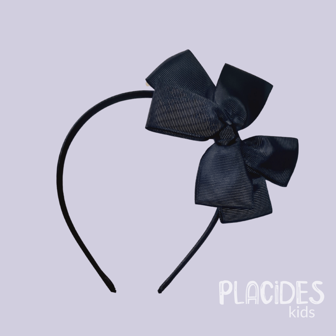 TIARA INFANTIL DE LAÇO PRETA