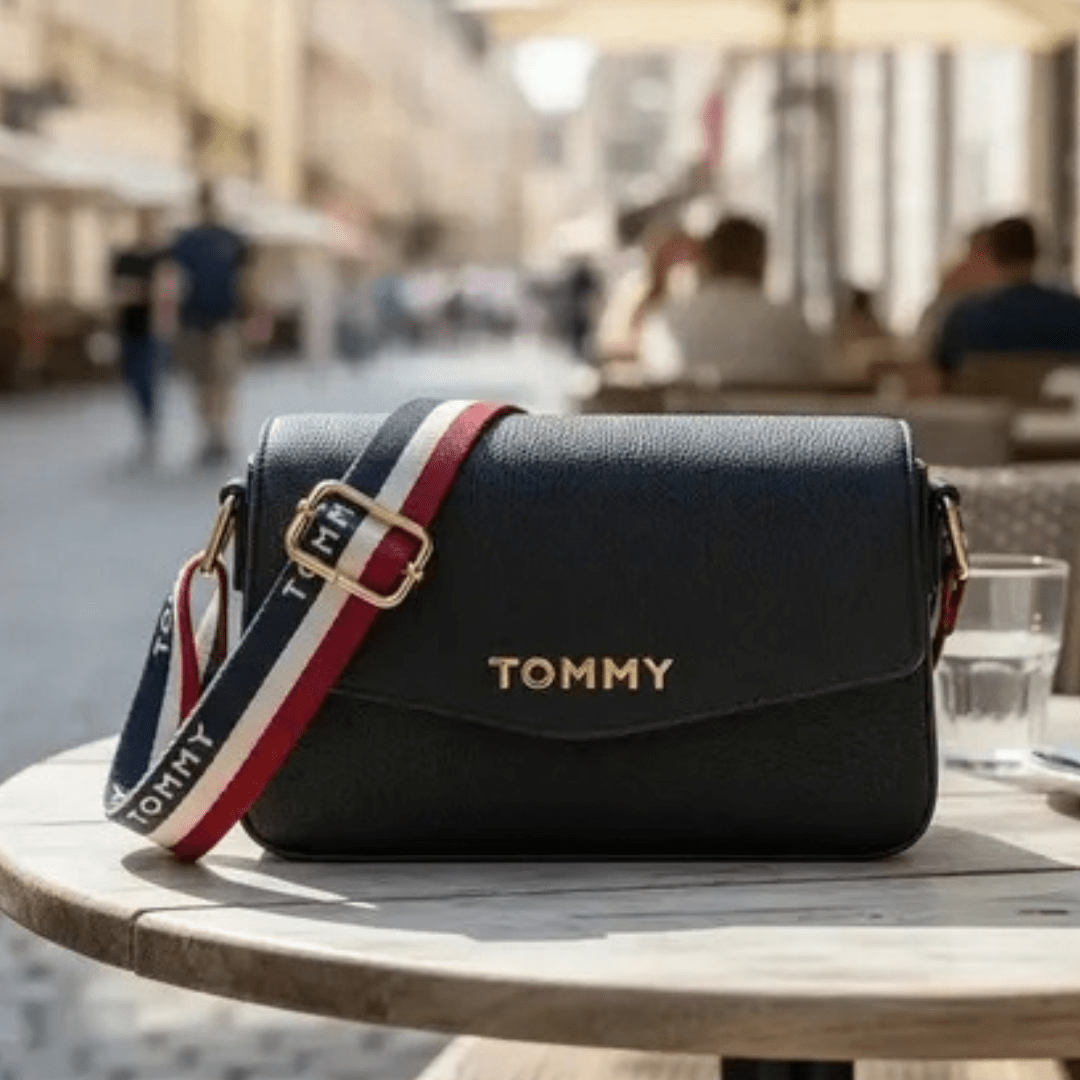 BOLSA CROSSBODY TRANSVERSAL PRETA LISA 69J9554 TOMMY HILFIGER