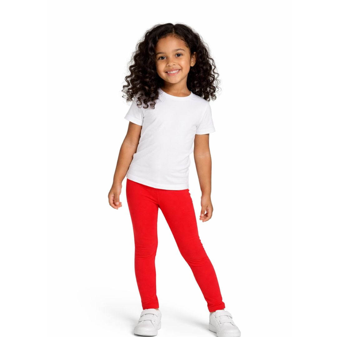 CALÇA LEGGING INFANTIL BRANDILI VERMELHA