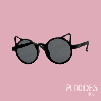 OCULOS DE SOL INFANTIL KUKIE GATINHA COM PROTEÇÃO UV E ESTOJO