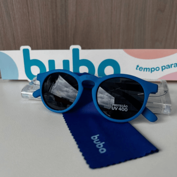 ÓCULOS DE SOL INFANTIL RETRÔ COM ARMAÇÃO FLEXÍVEL 3 A 5 ANOS BUBA