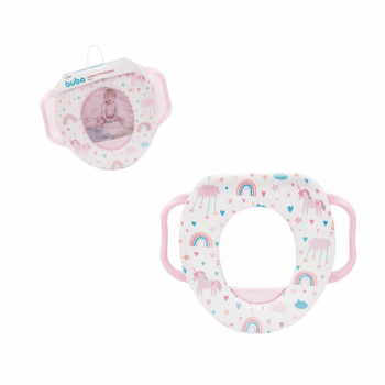 REDUTOR DE ASSENTO INFANTIL UNICORNIO ARCO IRIS BUBA