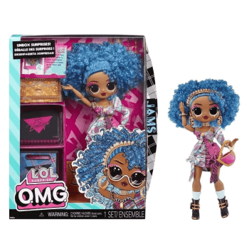 BONECA INFANTIL LOL SURPRISE! O.M.G. JAMS COM ACESSÓRIOS