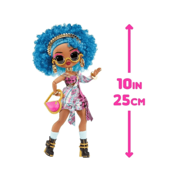 BONECA INFANTIL LOL SURPRISE! O.M.G. JAMS COM ACESSÓRIOS