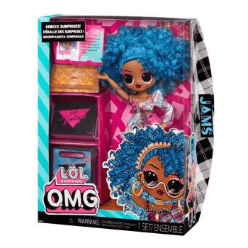 BONECA INFANTIL LOL SURPRISE! O.M.G. JAMS COM ACESSÓRIOS