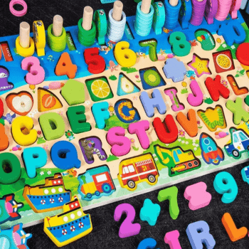 TABULEIRO PEDAGOGICO QUEBRA CABEÇA DE MADEIRA EDUCACIONAL MONTESSORI GRANDE 