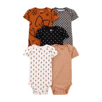 KIT BODY INFANTIL MENINA MANGA CURTA CARTERS FLORZINHAS