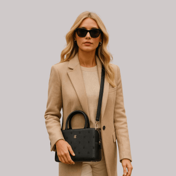 BOLSA COM ALÇA DE OMBRO E MÃO PRETA LOGO XW03747 TOMMY HILFIGER BOLSA COM ALÇA DE OMBRO E MÃO PRETA LOGO XW03747 TOMMY HILFIGER