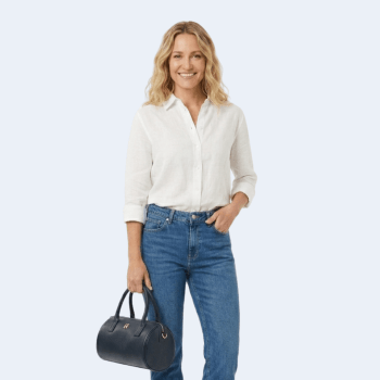 BOLSA CROSSBODY E ALÇA DE MÃO MARINHO LISA XW05827 TOMMY HILFIGER