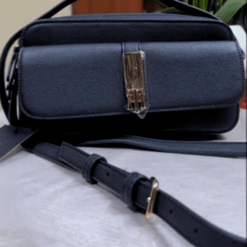 BOLSA CROSSBODY TRANSVERSAL AZUL MARINHO LISA XW08457 TOMMY HILFIGER