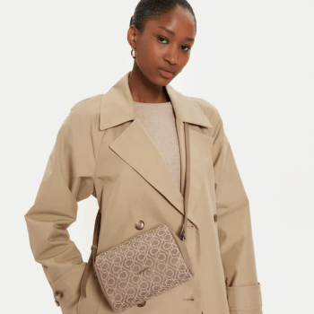 BOLSA CROSSBODY TRANSVERSAL BEGE K60K612335 CALVIN KLEIN