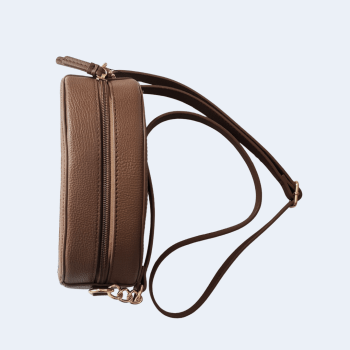 BOLSA CROSSBODY TRANSVERSAL CARAMELO LOGO 69JA366 TOMMY HILFIGER