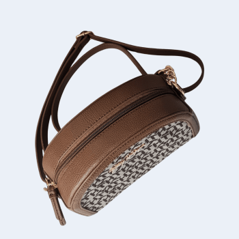 BOLSA CROSSBODY TRANSVERSAL CARAMELO LOGO 69JA366 TOMMY HILFIGER