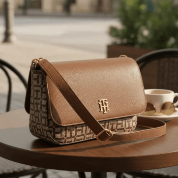 BOLSA CROSSBODY TRANSVERSAL MARROM COM LOGO 69J8502 TOMMY HILFIGER BOLSA CROSSBODY TRANSVERSAL MARROM COM LOGO 69J8502 TOMMY HILFIGER