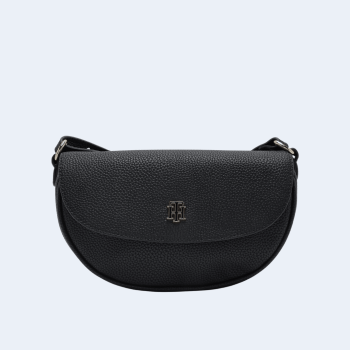 BOLSA CROSSBODY TRANSVERSAL PRETA LISA XW06064 TOMMY HILFIGER