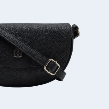 BOLSA CROSSBODY TRANSVERSAL PRETA LISA XW06064 TOMMY HILFIGER