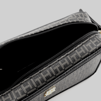 BOLSA CROSSBODY TRANSVERSAL PRETA LOGO XW09089 TOMMY HILFIGER