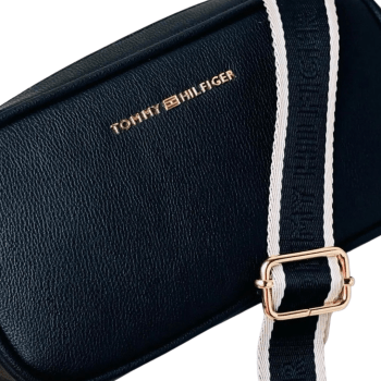 BOLSA CROSSBODY TRANSVERSAL PRETA XW05246 TOMMY HILFIGER