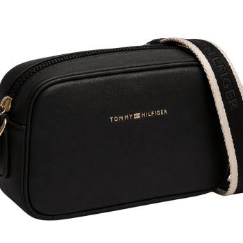 BOLSA CROSSBODY TRANSVERSAL PRETA XW05246 TOMMY HILFIGER