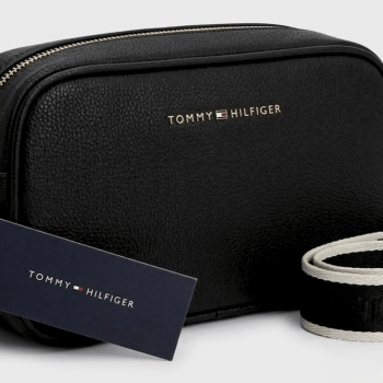 BOLSA CROSSBODY TRANSVERSAL PRETA XW05246 TOMMY HILFIGER