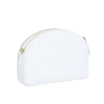 BOLSA CROSSBODY TRANSVERSAL WHITE COM MONOGRAMA GUESS