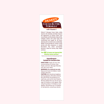 CREME DE MASSAGEM PARA PREVENÇÃO DE ESTRIAS PALMER'S COCOA BUTTER 125G 