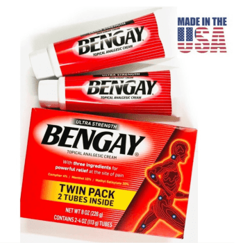 KIT 2 POMADAS BENGAY ULTRA STRENGHT 226G