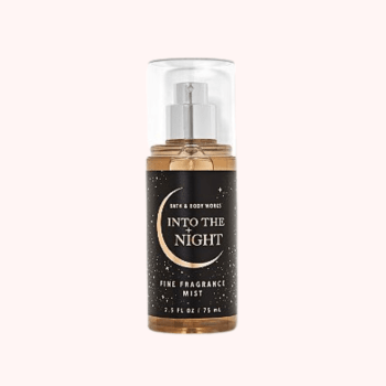 KIT PERFUME BODY MIST 75ML E HIDRATANTE CORPORAL 70G BATH & BODY WORKS INTO THE NIGHT TRAVEL SIZE