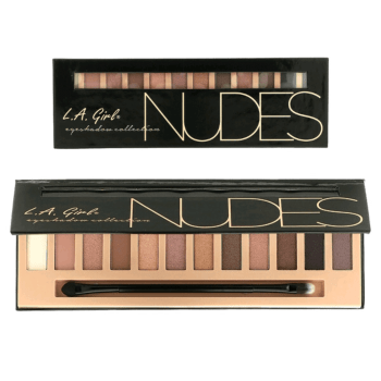 PALETA DE SOMBRAS DE TONS NUDE BEAUTY BRICK 12G L.A. GIRL