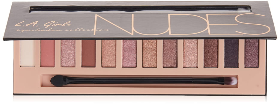 PALETA DE SOMBRAS DE TONS NUDE BEAUTY BRICK 12G L.A. GIRL