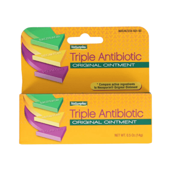 POMADA TRIPLA ANTIBIOTICA NATUREPLEX ARRANHÕES, QUEIMADURAS E PEQUENOS CORTES ORIGINAL IMPORTADA 14G