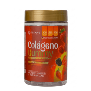 SUPLEMENTO COLÁGENO GUMMY VERISOL FRUTAS VERMELHAS 90 GOMAS MASTIGÁVEIS
