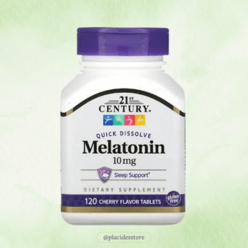 SUPLEMENTO MELATONINA 10MG 21ST CENTURY COM 120 COMPRIMIDOS 