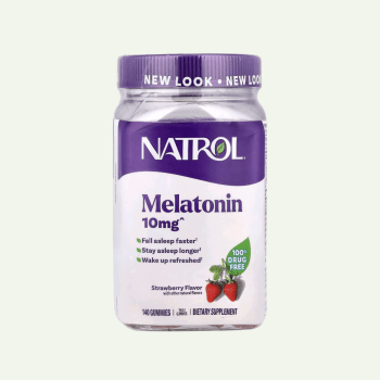 SUPLEMENTO MELATONINA 10MG NATROL 140 GOMAS