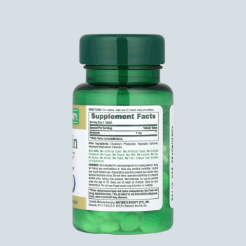 SUPLEMENTO MELATONINA 1MG NATURE'S BOUNTY COM 180 COMPRIMIDOS 