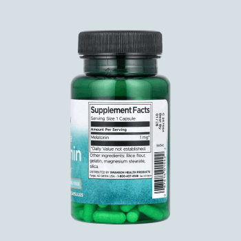 SUPLEMENTO MELATONINA 1MG SWANSON COM 120 CAPSULAS