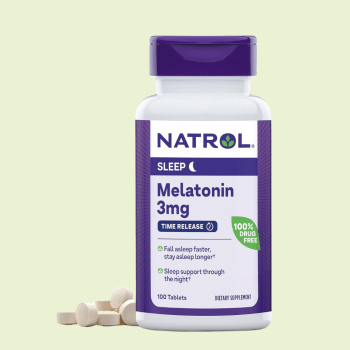 SUPLEMENTO MELATONINA 3MG NATROL COM 100 COMPRIMIDOS 