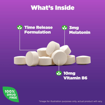 SUPLEMENTO MELATONINA 3MG NATROL COM 100 COMPRIMIDOS 