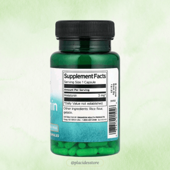 SUPLEMENTO MELATONINA 3MG SWANSON COM 120 CAPSULAS