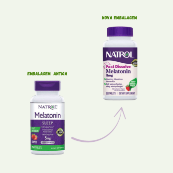 SUPLEMENTO MELATONINA 5MG NATROL COM 250 COMPRIMIDOS 