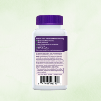 SUPLEMENTO MELATONINA 5MG NATROL COM 250 COMPRIMIDOS 